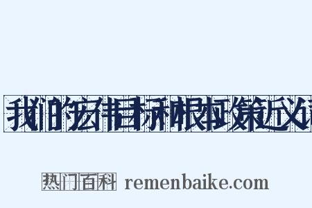 我们的宏伟目标和根本政策近义词是什么意思的图片